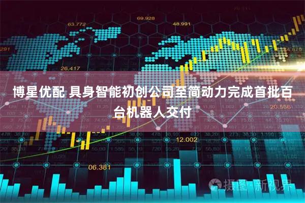 博星优配 具身智能初创公司至简动力完成首批百台机器人交付